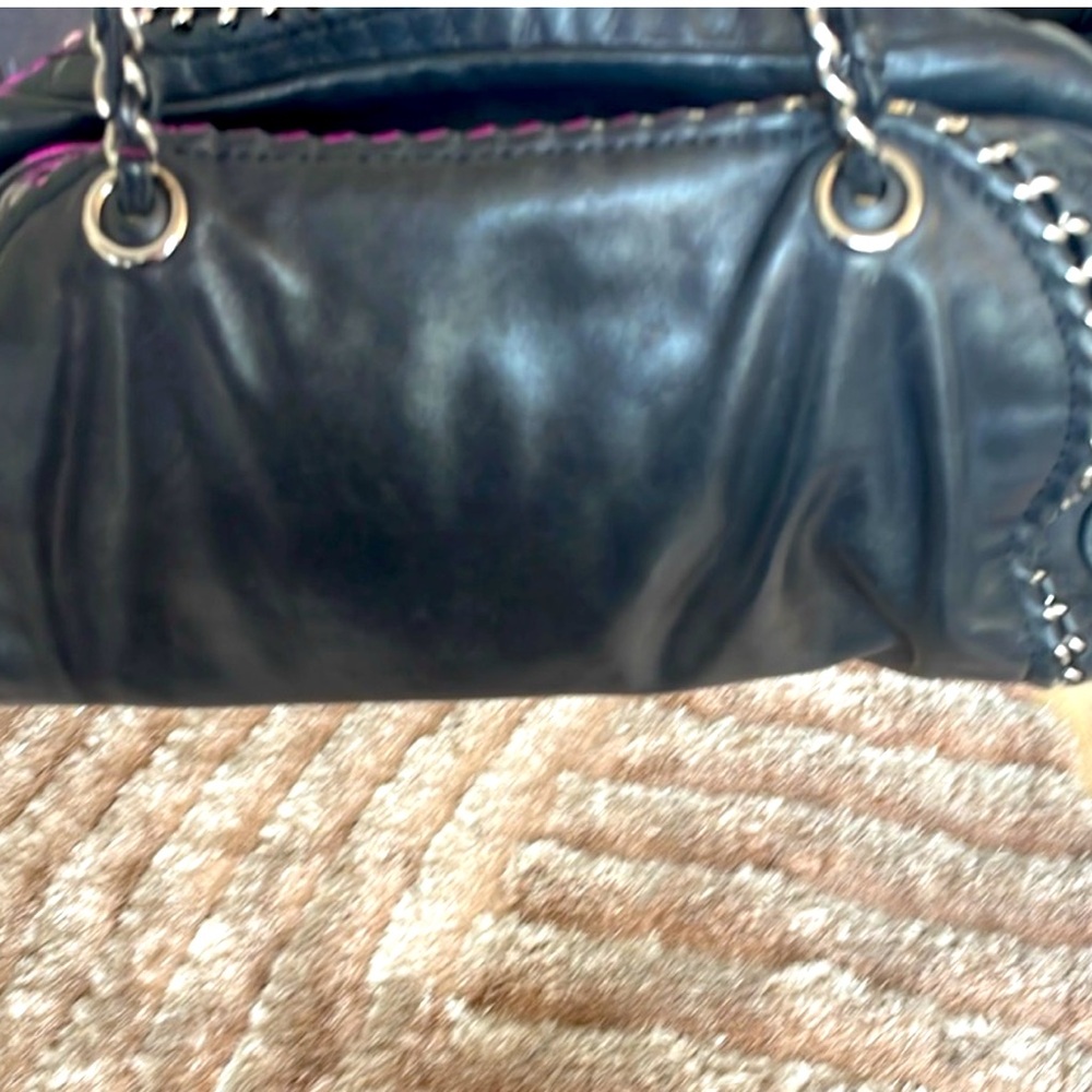 Leather black chanel bag ore loved